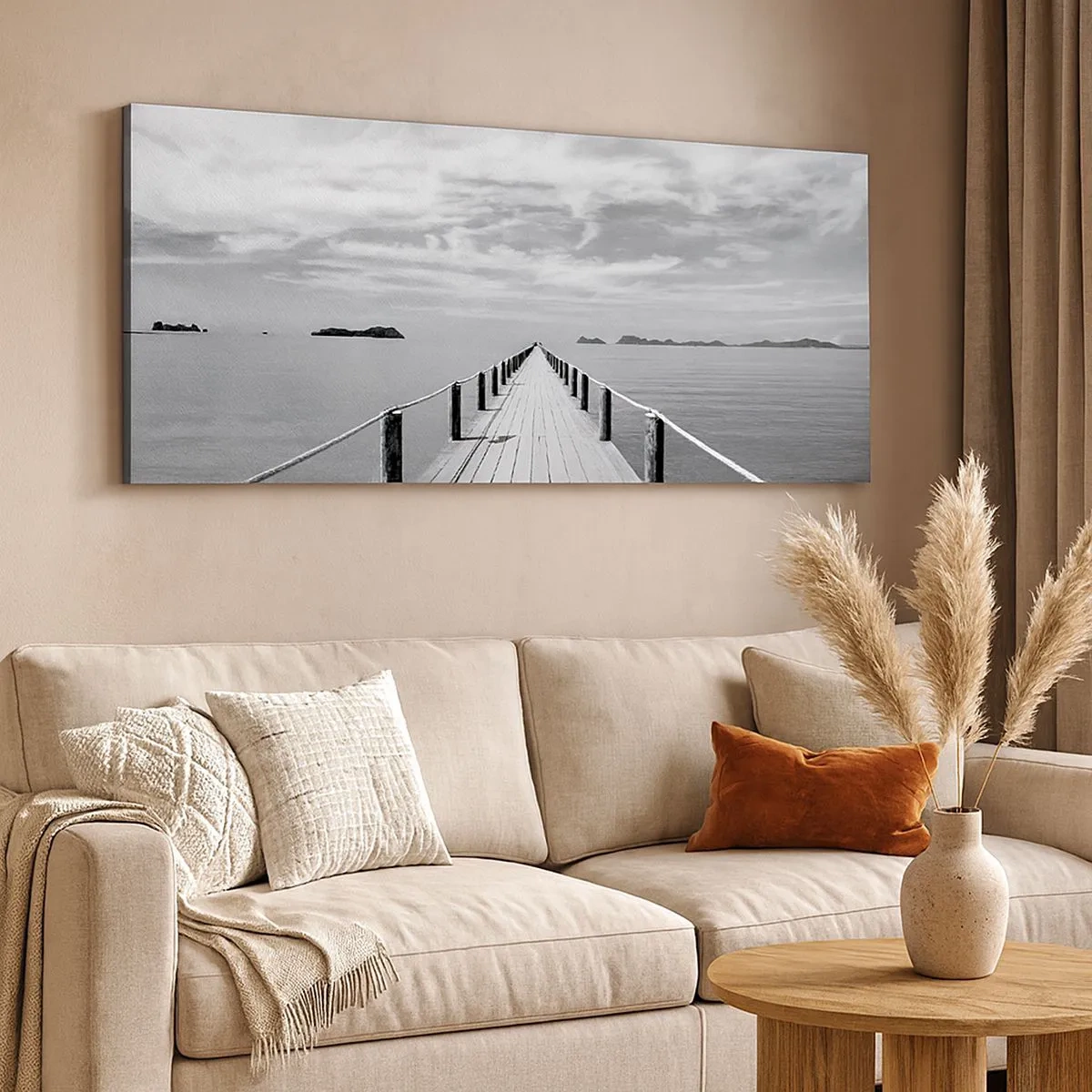 Bild auf Leinwand - Leinwandbild - Oder vielleicht eine Reise ... - 100x40 cm