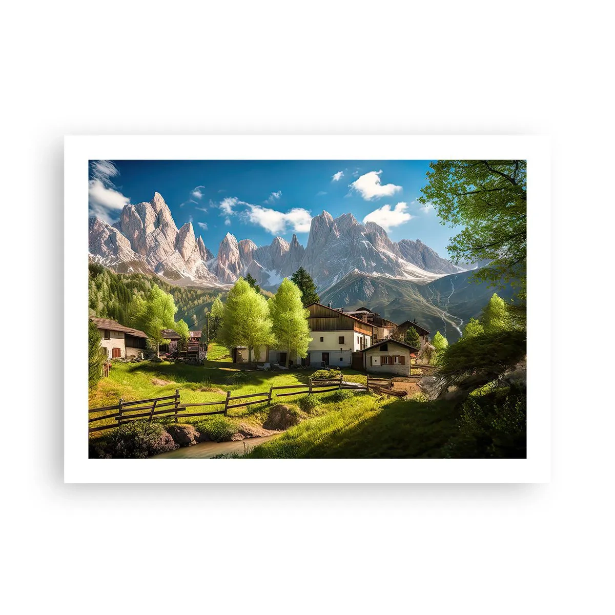 Poster - Alpenidylle - 70x50 cm