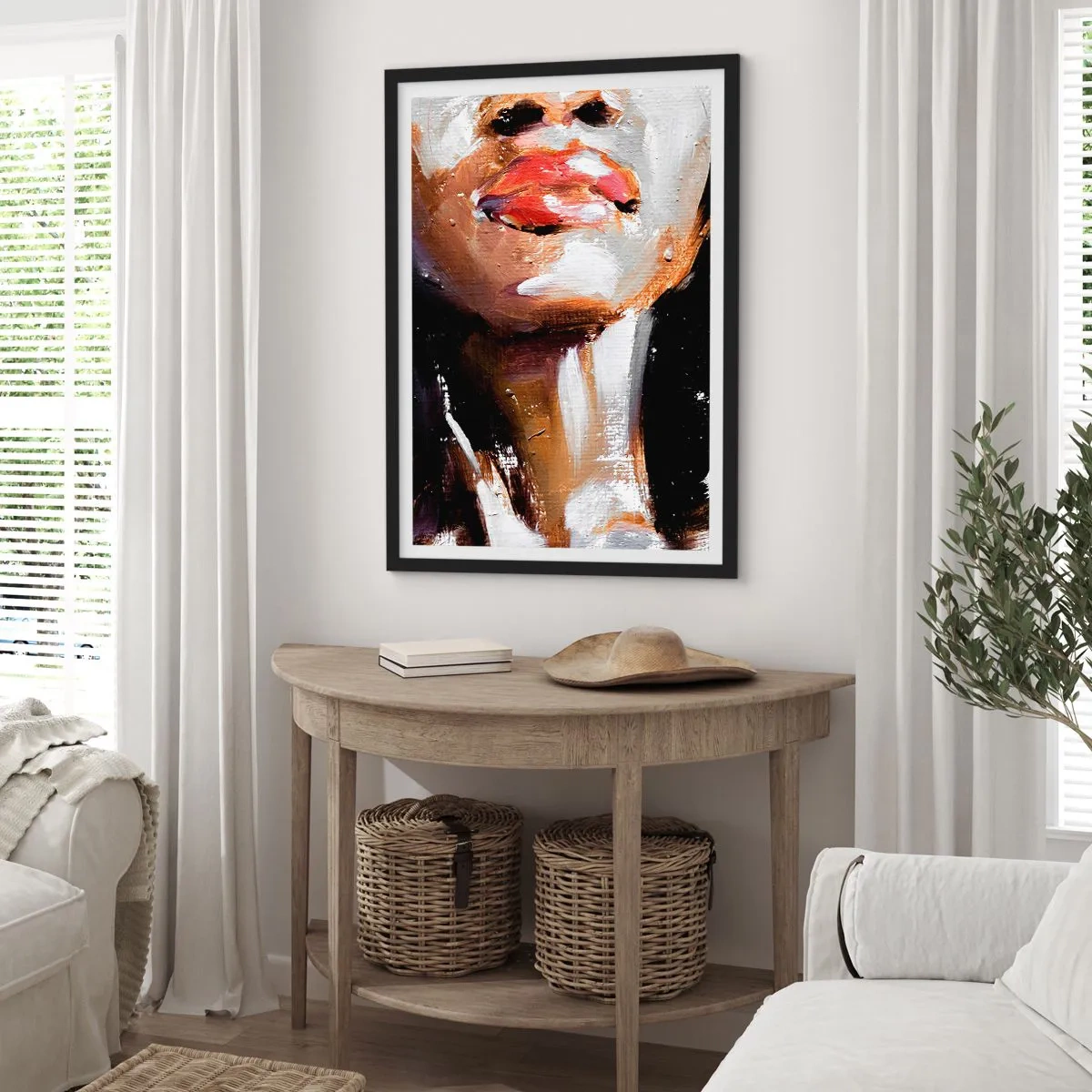 Poster in einem schwarzem Rahmen - Stolz ohne Vorurteile - 61x91 cm