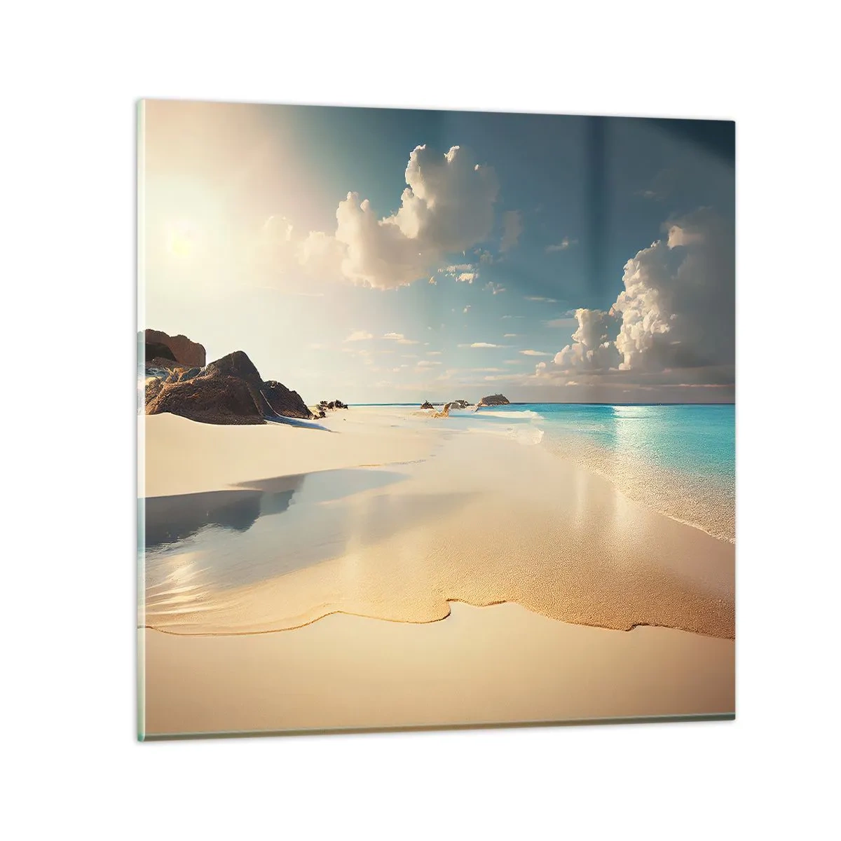Glasbild - Bild auf glas - Erträumter Tag - 30x30 cm