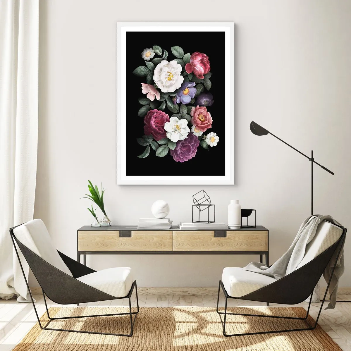 Poster in einem weißen Rahmen - Aus dem Englischen Garten - 61x91 cm