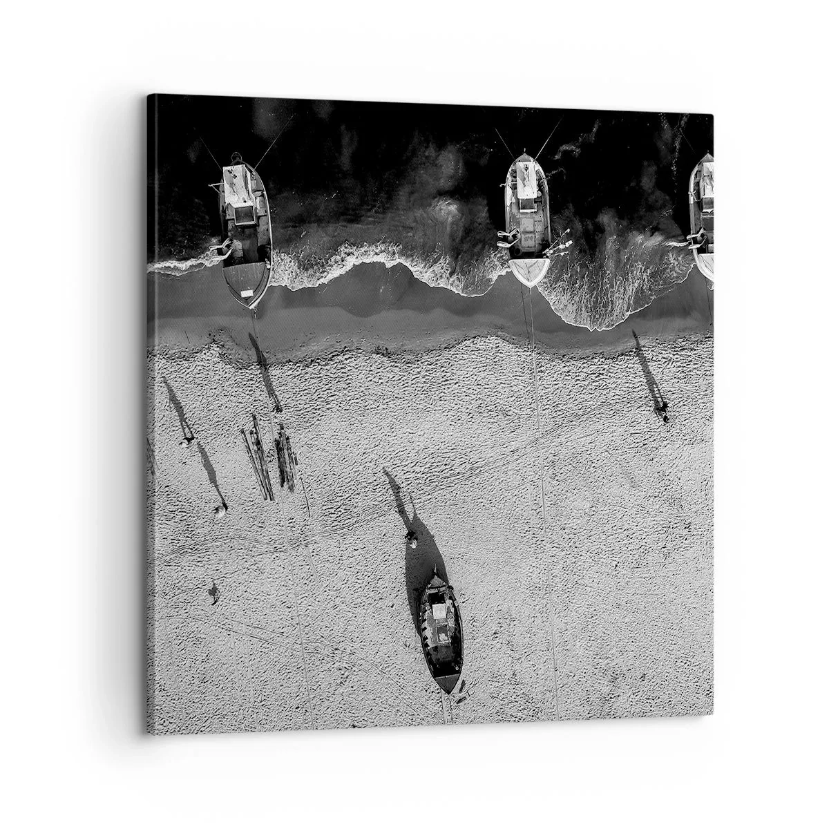 Bild auf Leinwand - Leinwandbild - Immer noch am Ufer… - 60x60 cm