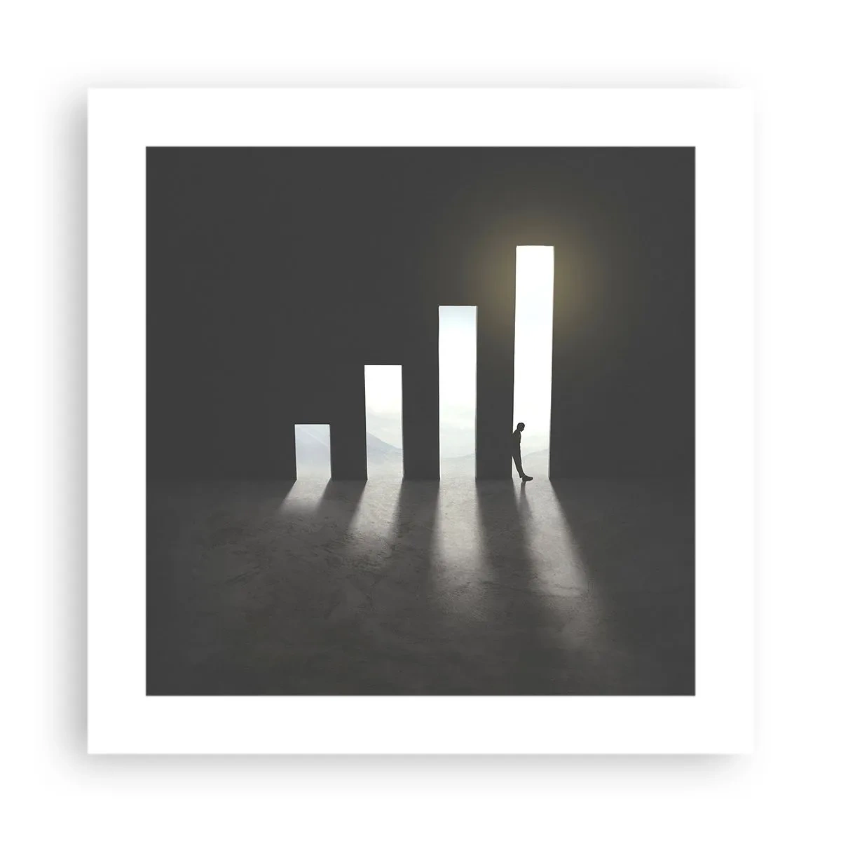 Poster - Erfolg – ​​Impression - 40x40 cm
