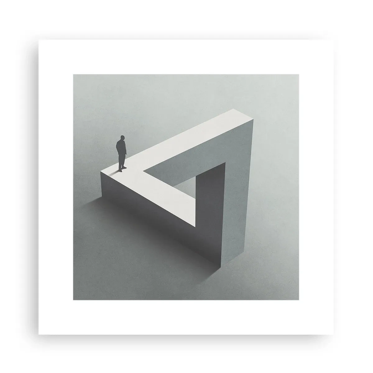 Poster - Es ist also doch möglich - 30x30 cm