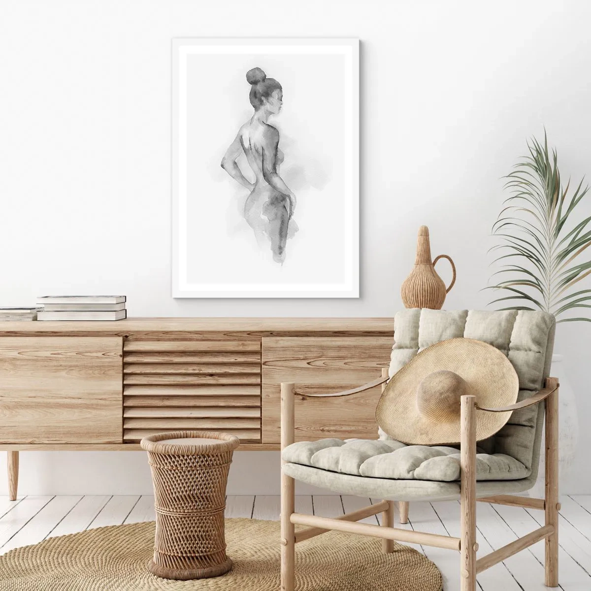 Poster in einem weißen Rahmen - Schön wie ein Gemälde - 30x40 cm