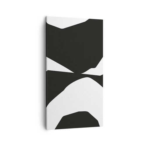 Bild auf Leinwand - Leinwandbild - Positiv negativ - 45x80 cm