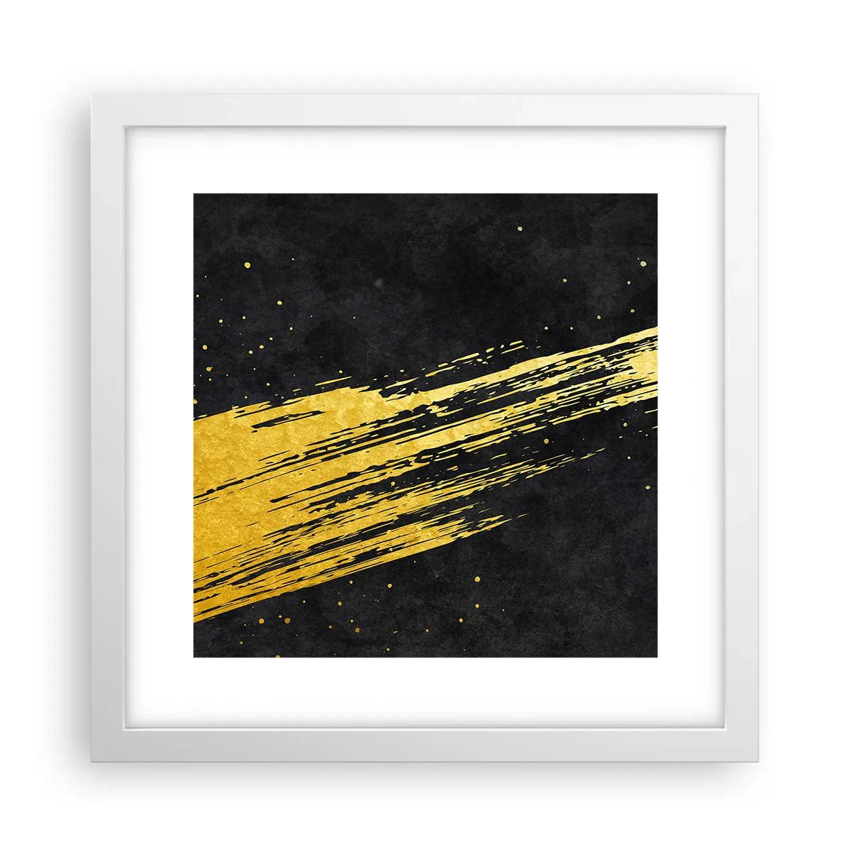 Poster in einem weißen Rahmen - Sprung in den Hyperraum - 30x30 cm