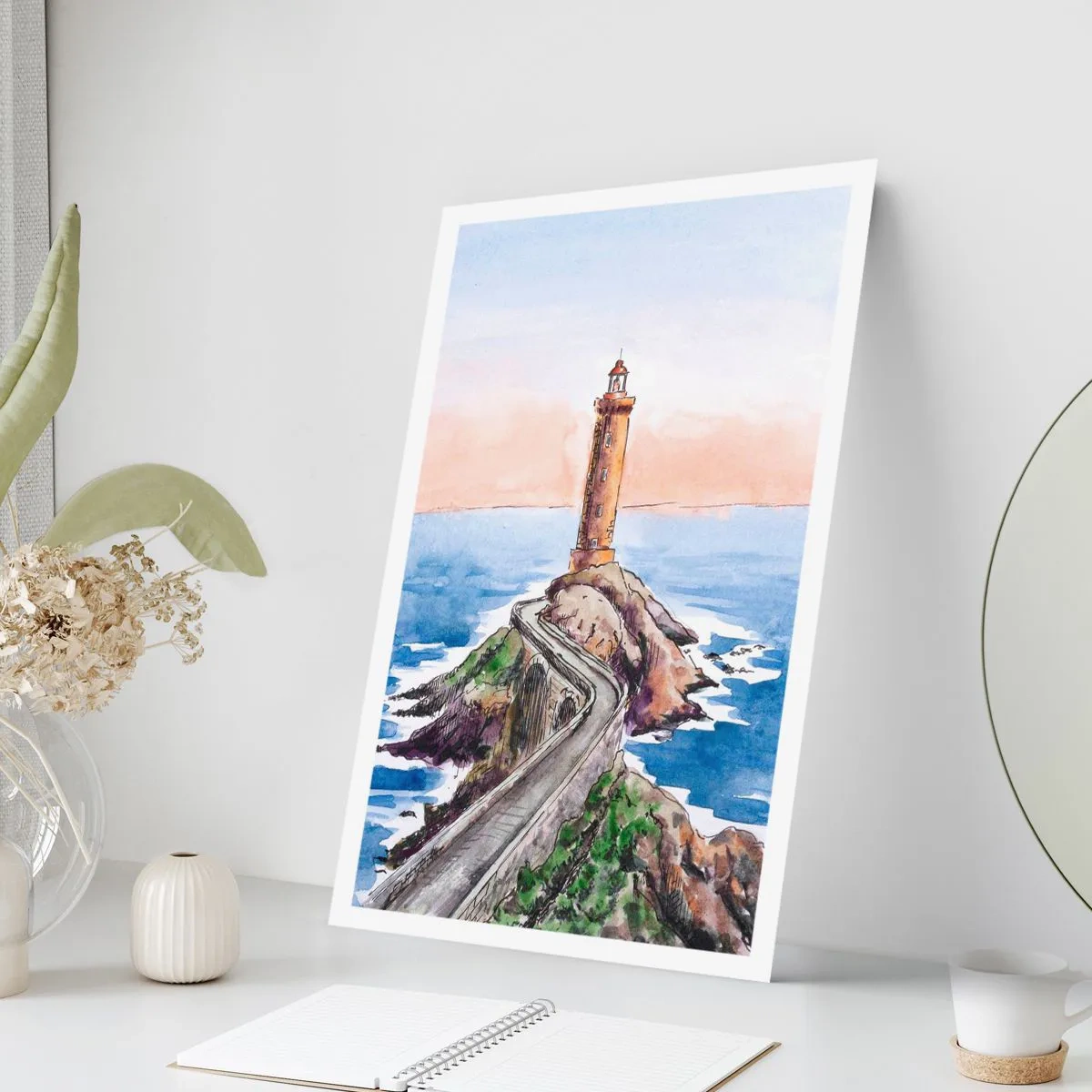 Poster - Dem Meer zugewandt - 40x50 cm