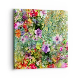 Bild auf Leinwand - Leinwandbild - In Blumen für das Verderben - 30x30 cm
