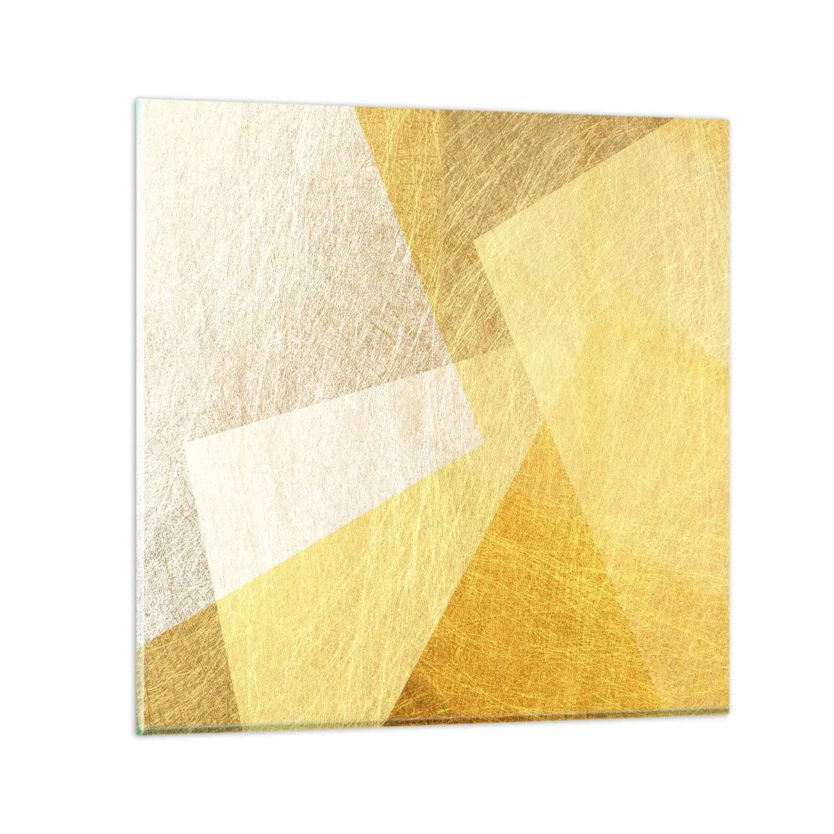 Glasbild - Bild auf glas - Geometriewetter - 50x50 cm