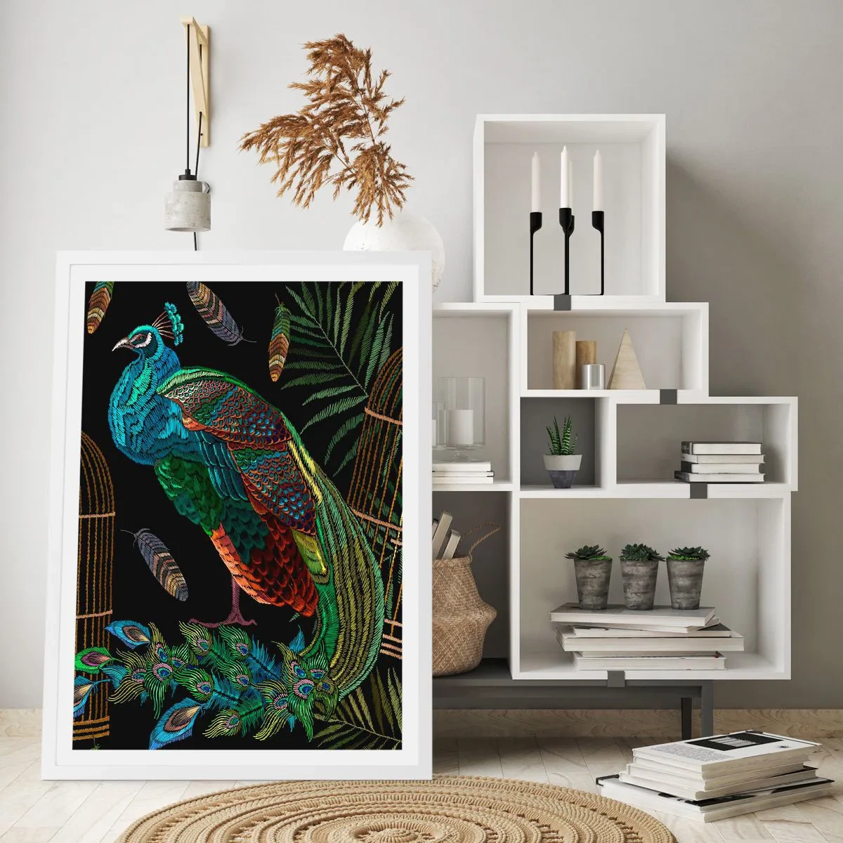 Poster in einem weißen Rahmen - In königlichen Gewändern - 50x70 cm