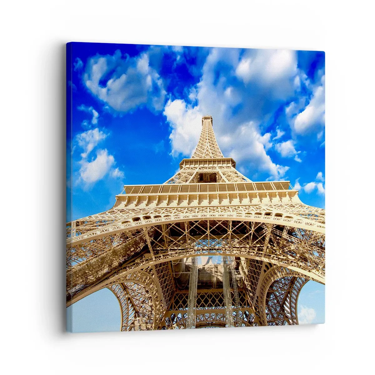 Bild auf Leinwand - Leinwandbild - In den Himmel und in die Wolken gehen - 30x30 cm