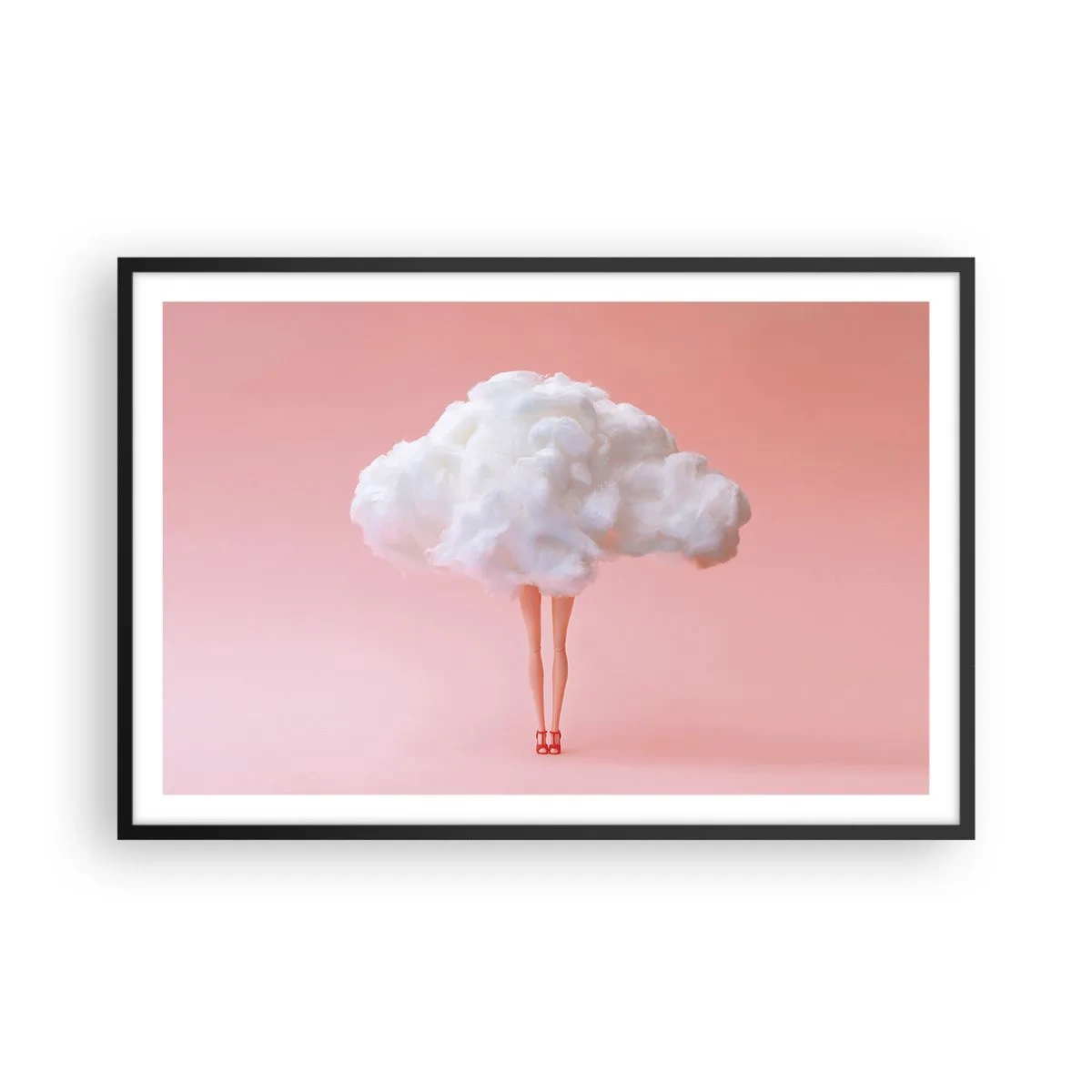 Poster in einem schwarzem Rahmen - Süßes Versprechen - 91x61 cm