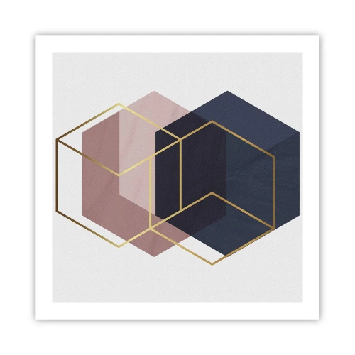 Poster - Die Kraft der Einfachheit - 60x60 cm