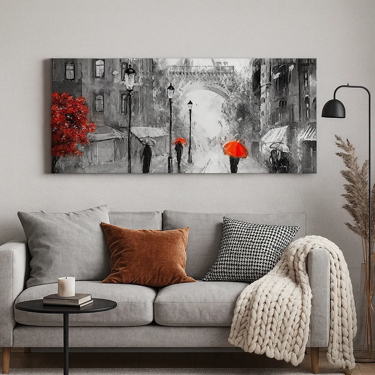 Bild auf Leinwand - Leinwandbild - Alle Wege führen zu ihr - 30x30 cm