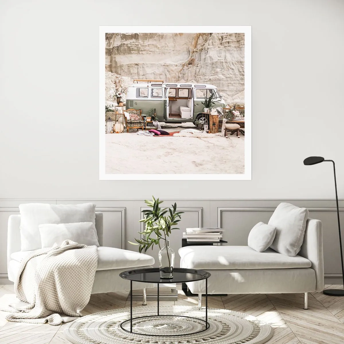 Poster - Es ist die Zeit, die Reise zu beginnen - 60x60 cm