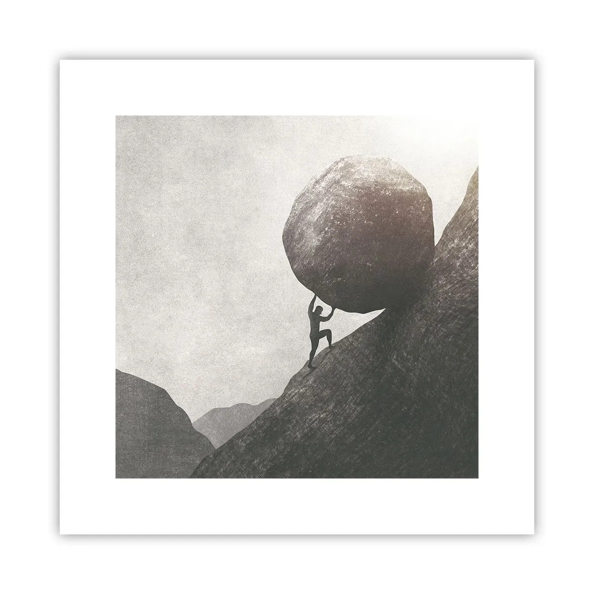 Poster - Ich glaube wider alle Hoffnung - 30x30 cm