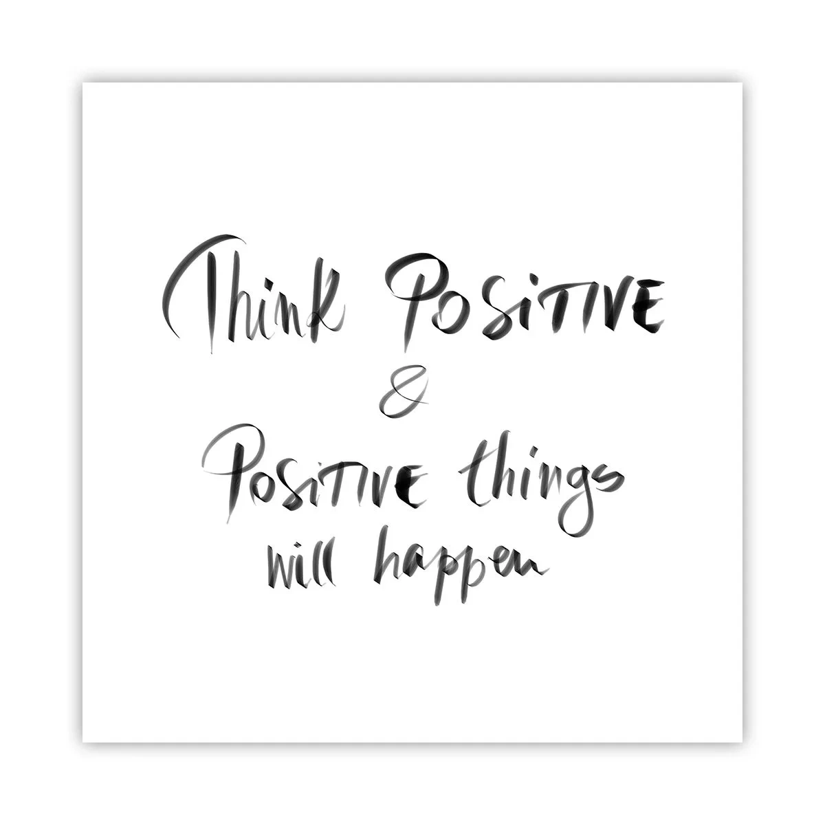 Poster - Wie soll man leben? - 50x50 cm