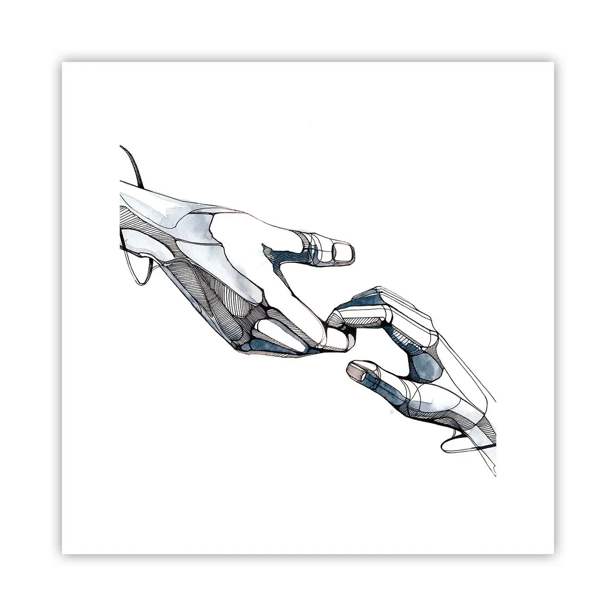 Poster - Eine gute Geste - 30x30 cm