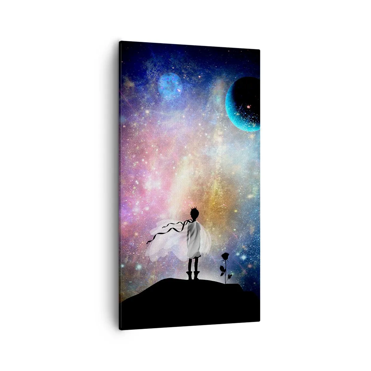 Bild auf Leinwand - Leinwandbild - Kleiner Prinz - 55x100 cm