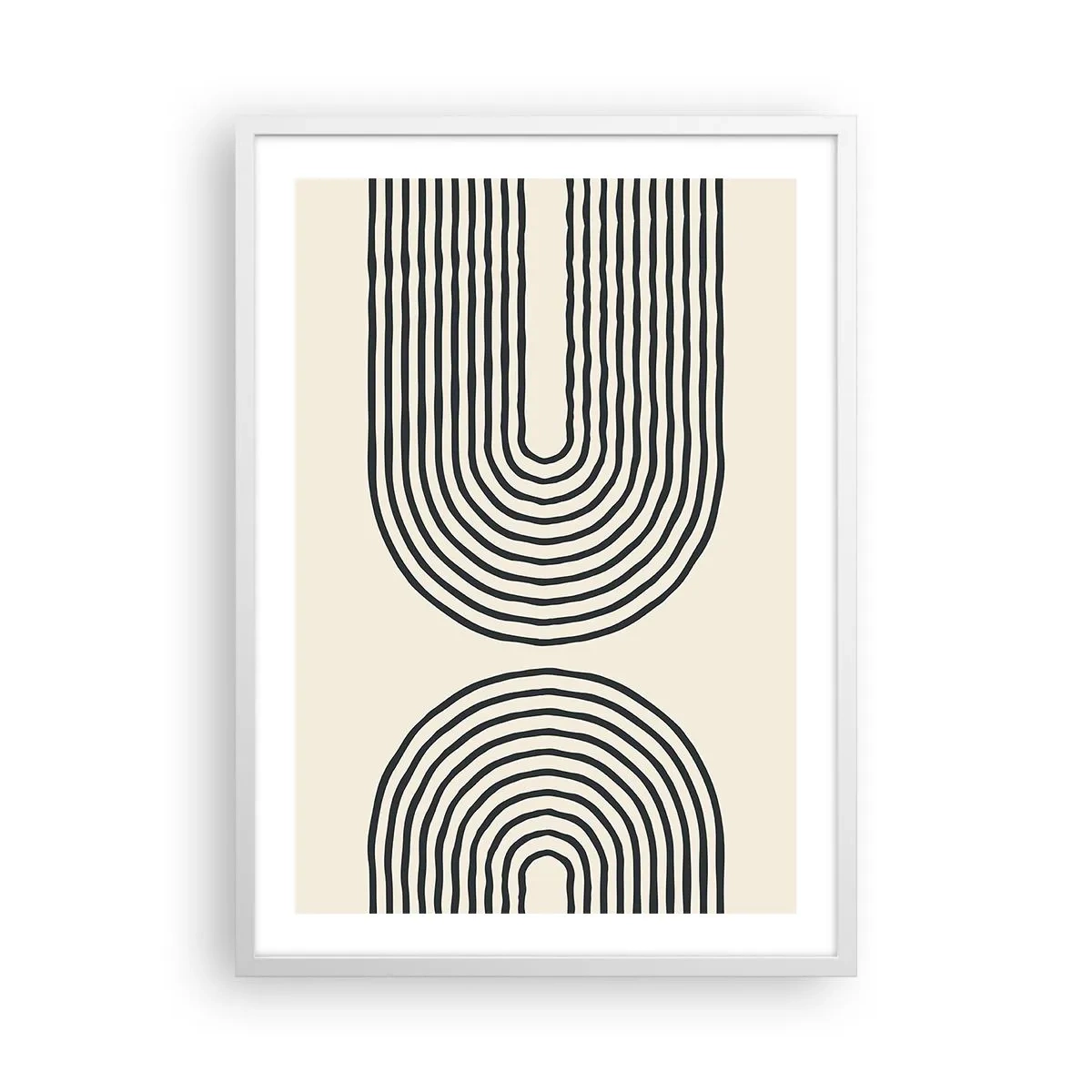 Poster in einem weißen Rahmen - In einem Moment ... - 50x70 cm