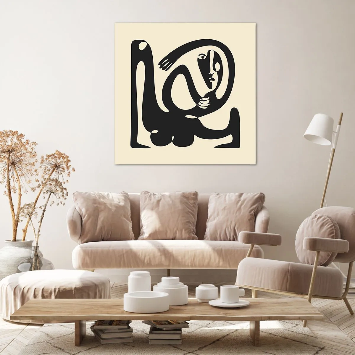 Bild auf Leinwand - Leinwandbild - Fast wie Picasso - 50x50 cm