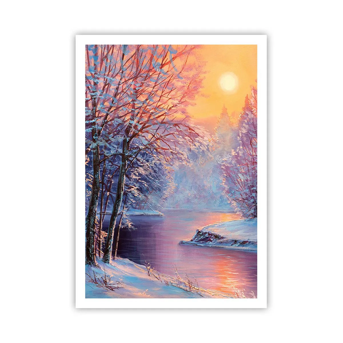 Poster - Die Farben des Winters - 70x100 cm
