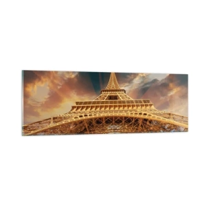 Glasbild - Bild auf glas - Wie die Menschheit den Himmel erreichte - 90x30 cm