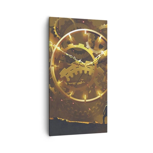 Bild auf Leinwand - Leinwandbild - An der Quelle der Zeit - 55x100 cm