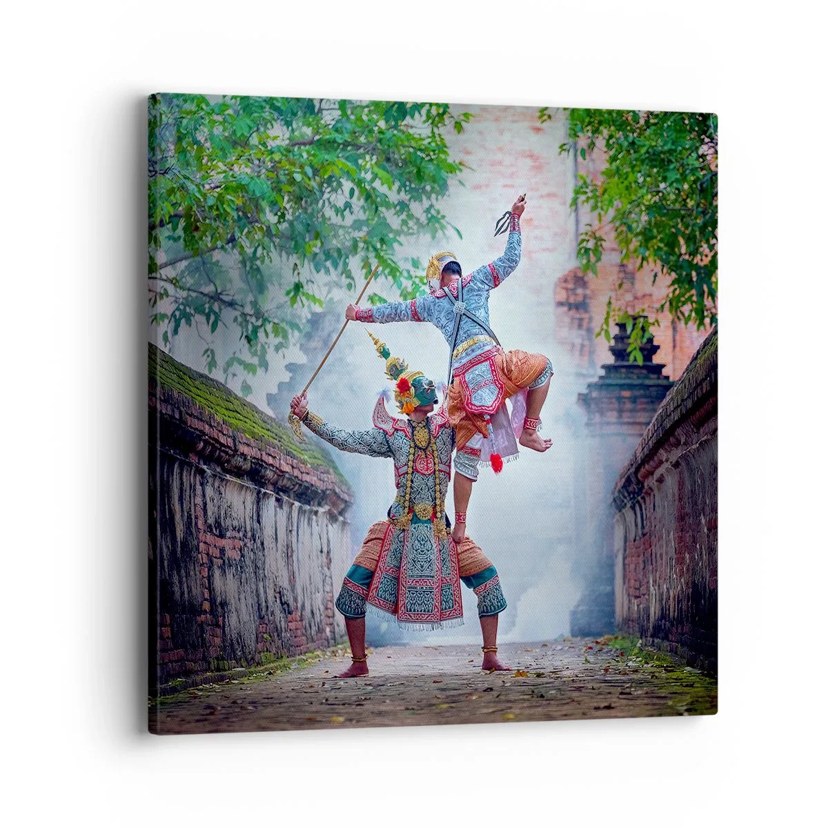 Bild auf Leinwand - Leinwandbild - Der Tanz ist umwerfend schön - 40x40 cm