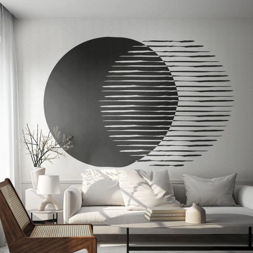 Fototapete Standard Eco - Sein Alter Ego - Sonne, Räder, Boho - 400x280 cm