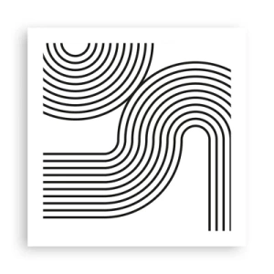 Poster - An der Kurve - 50x50 cm