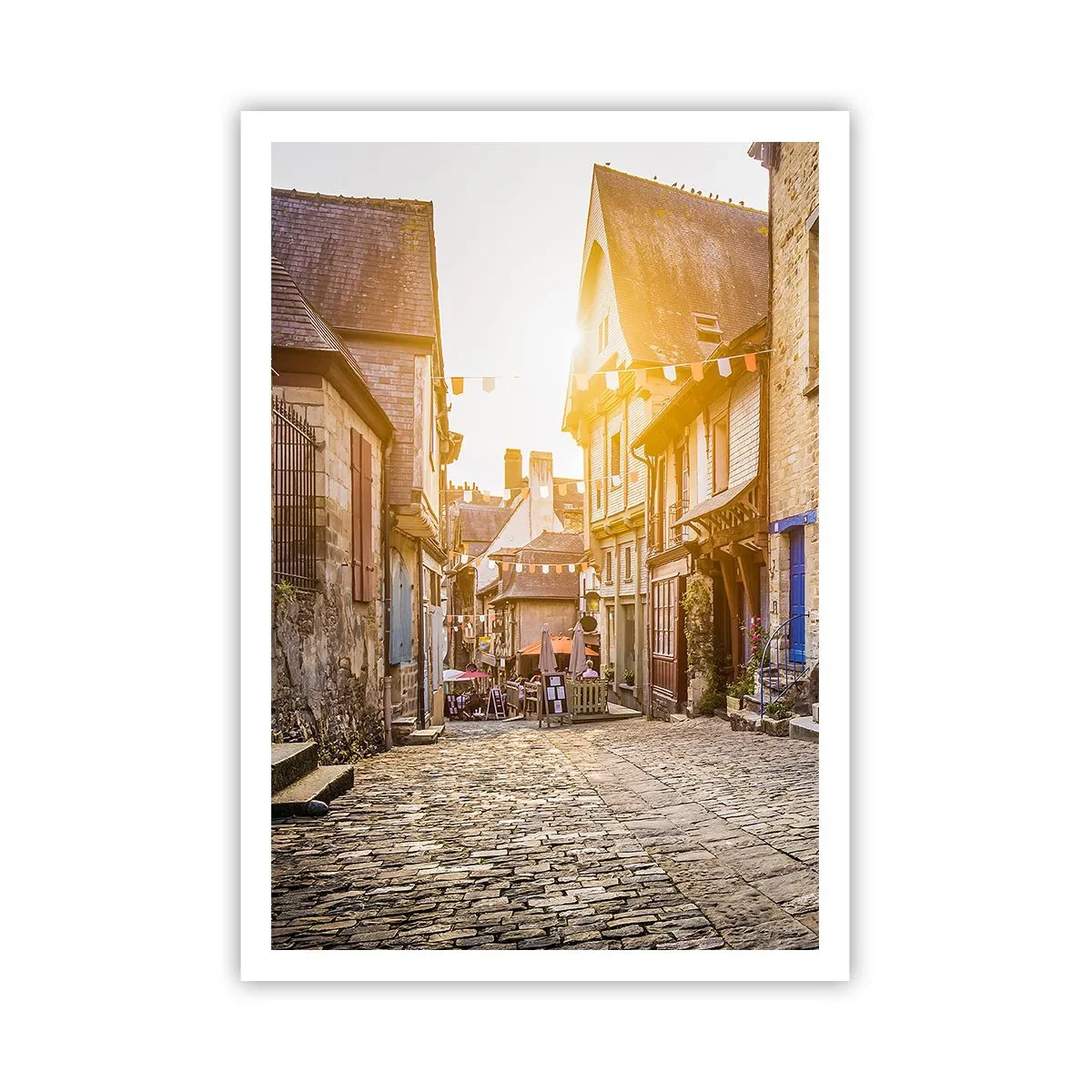 Poster - Der weiße Geist der Stadt - 70x100 cm