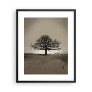 Poster in einem schwarzem Rahmen - Von hier zu Ewigkeit - 40x50 cm