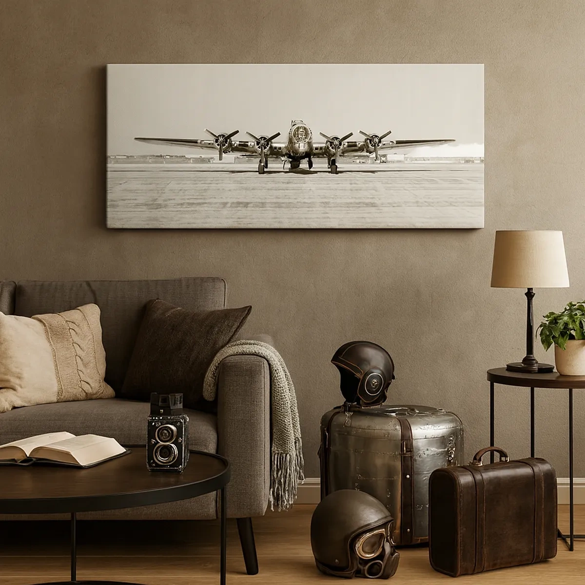 Bild auf Leinwand - Leinwandbild - Wie immer bereit - 30x30 cm