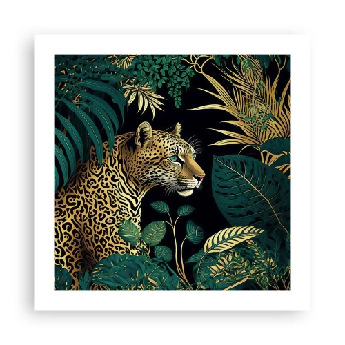 Poster - Gastgeber im Dschungel - 50x50 cm