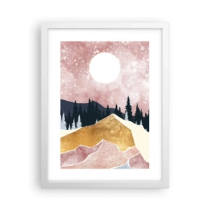 Poster in einem weißen Rahmen - Nachtwache - 30x40 cm