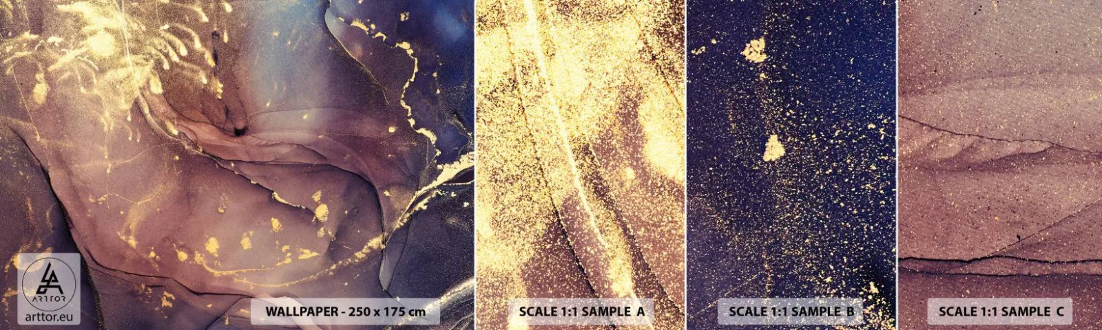 Fototapetenmuster Standard Eco - Materie und Geist - Abstraktion, Stück, Modernes Muster - 100x30 cm