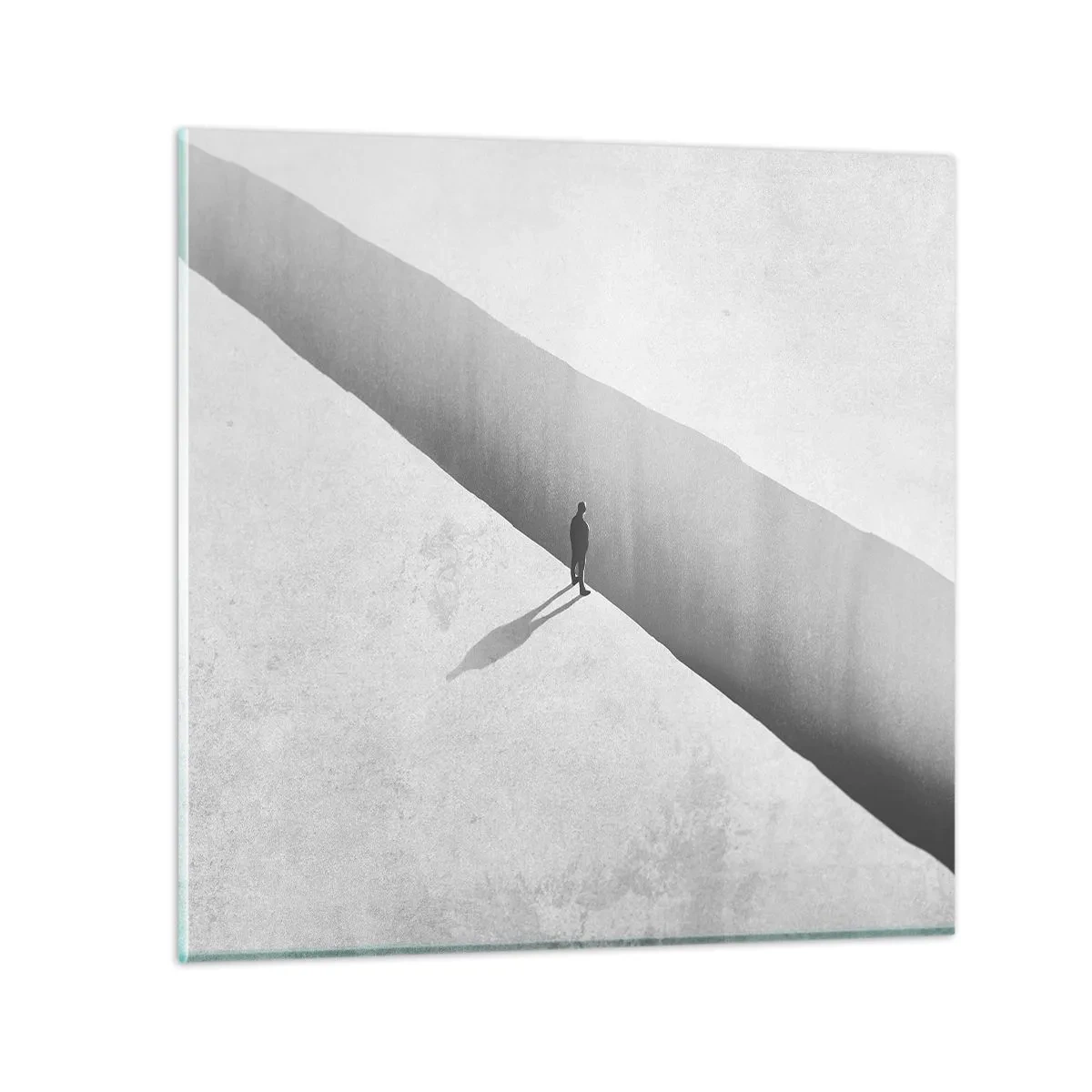 Glasbild - Bild auf glas - Klares Ziel - 50x50 cm