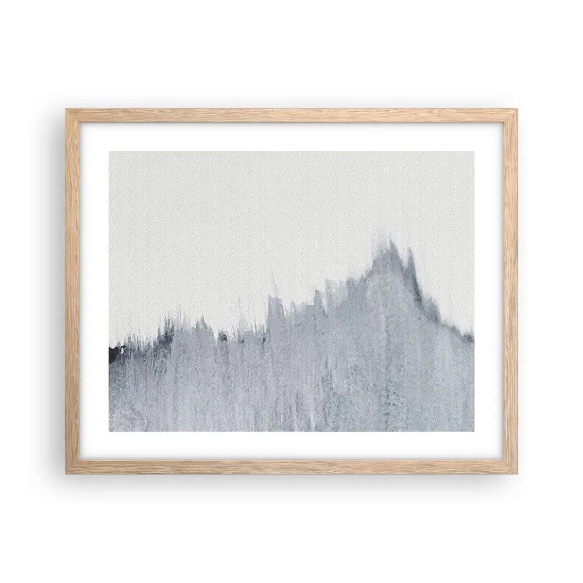 Poster in einem Rahmen aus heller Eiche - Mysteriöse Aufzeichnung - 50x40 cm