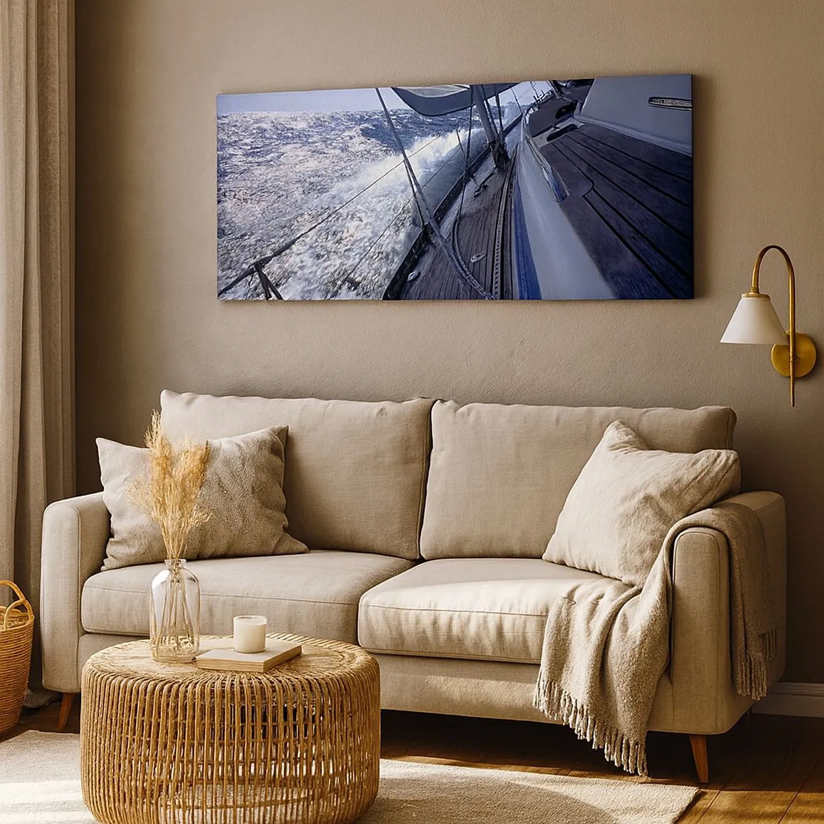 Bild auf Leinwand - Leinwandbild - Ich weiß was es heißt ein Vogel zu sein - 100x40 cm