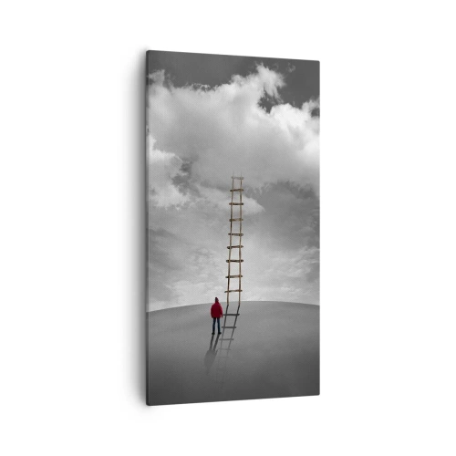 Bild auf Leinwand - Leinwandbild - Alles ist möglich - 55x100 cm