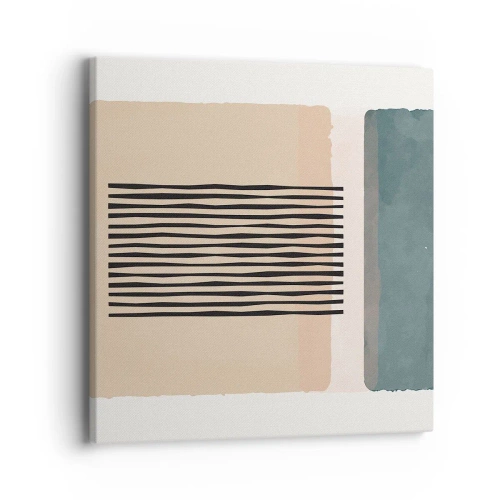 Bild auf Leinwand - Leinwandbild - Alles ist in Ordnung - 40x40 cm