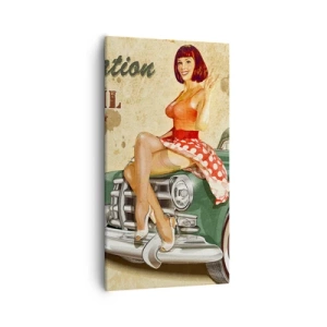 Bild auf Leinwand - Leinwandbild - Die großen Jahre der 40er. - 55x100 cm