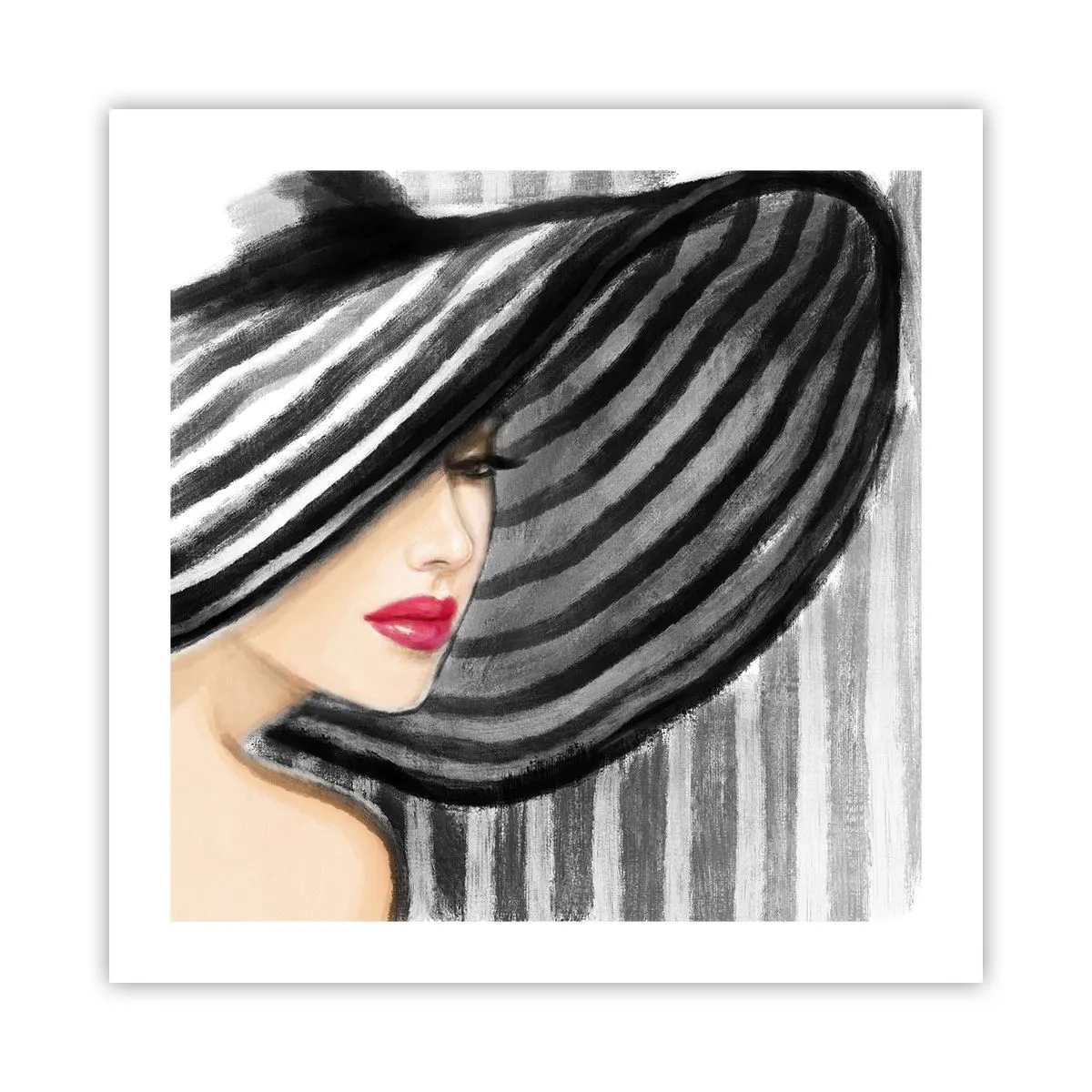 Poster - Wo soll ich dich finden? - 50x50 cm