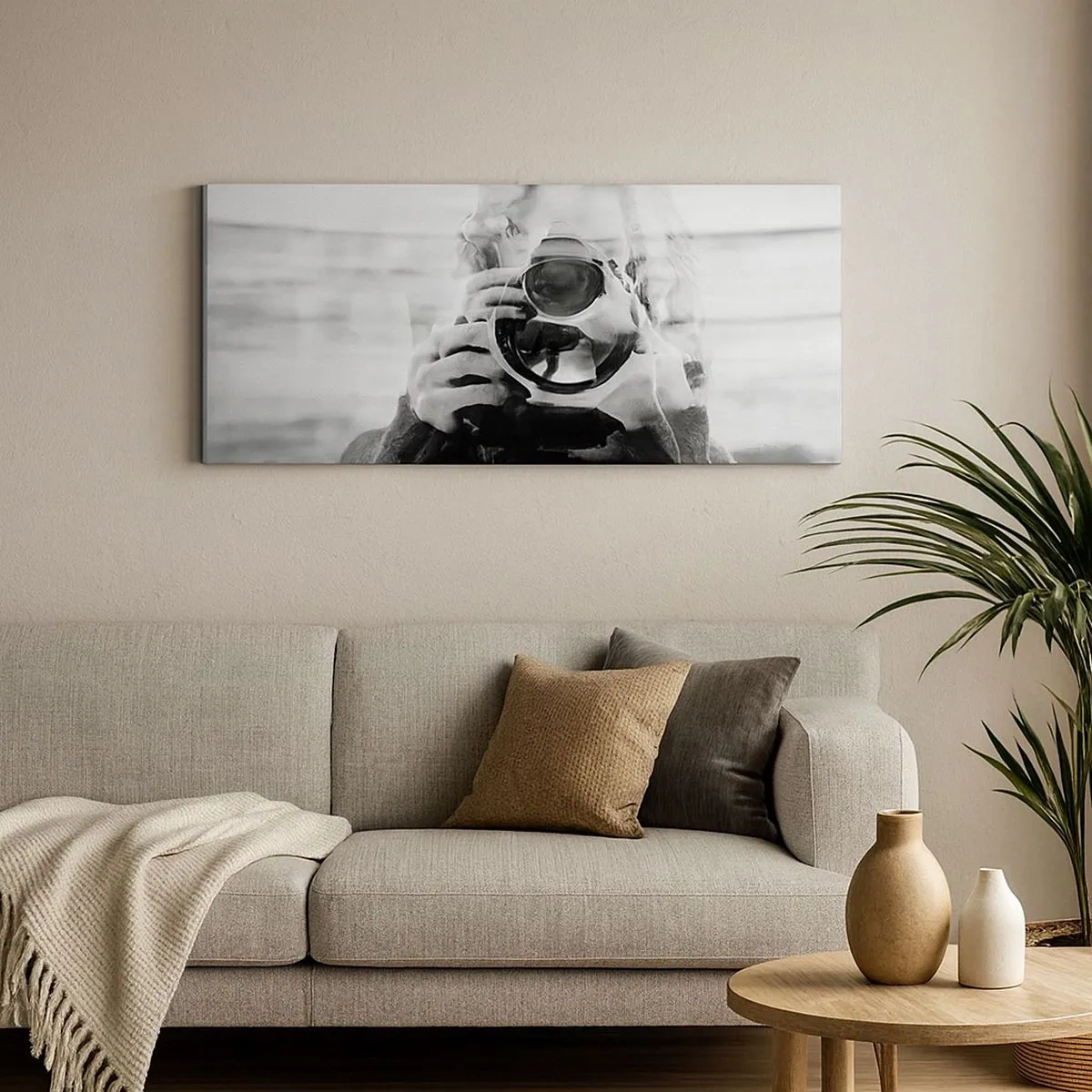 Bild auf Leinwand - Leinwandbild - Schöpfer und Material - 100x40 cm