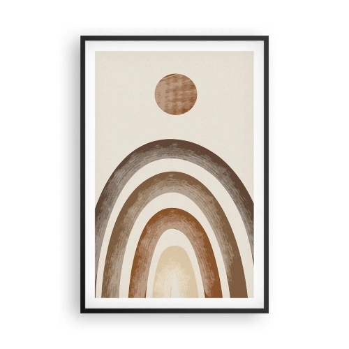 Poster in einem schwarzem Rahmen - In einer weit entfernten Galaxie - 61x91 cm