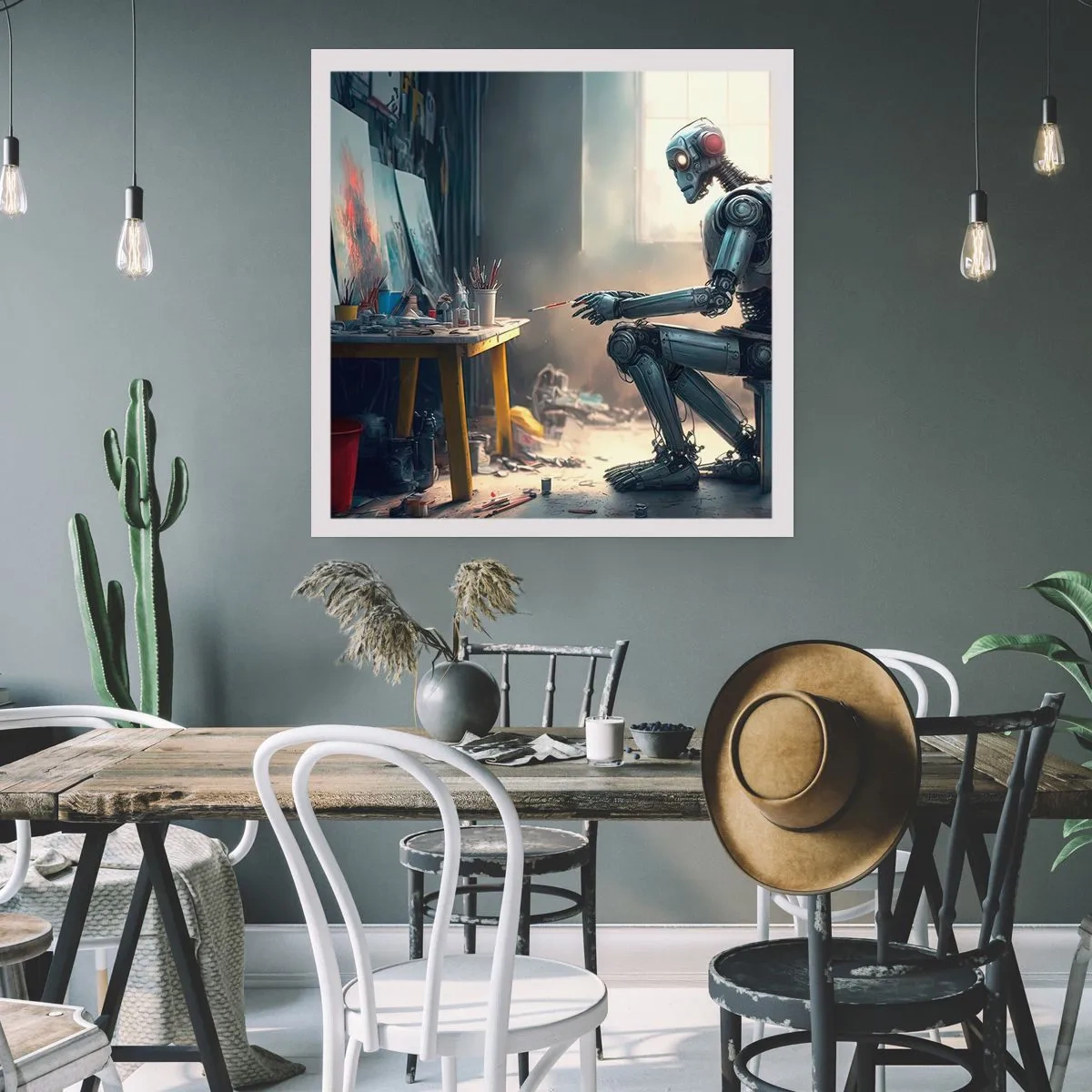 Poster - Schöpfungsakt - 40x40 cm