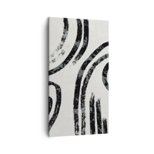 Bild auf Leinwand - Leinwandbild - Bei Hälfte angehalten - 45x80 cm