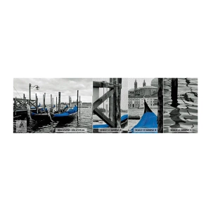 Fototapeten Muster Premium Sand - Nachdenkliches Venedig - Stadt, Venedig, Italien - 100x30 cm